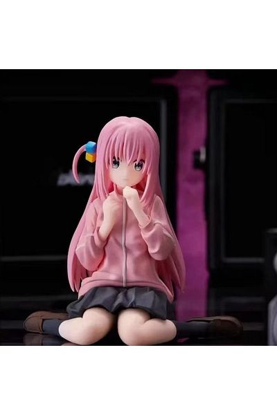 BANDAI Ht-b 16cm Bocchi The Rock! Anime Figure Gotoh Hitori Action Figure Guitarist Girl Figure Desktop×dec