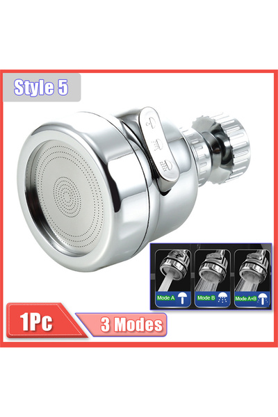 Choice3 محول صنبور مطبخ عالمي بثلاثة أوضاع، وضعين/ثلاثة أوضاع، فلتر صنبور قاب...