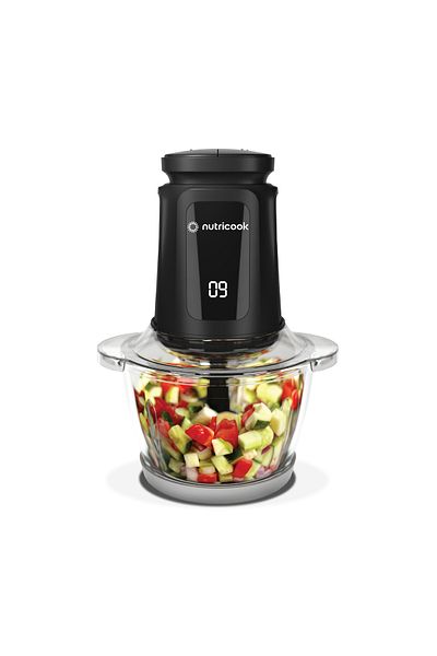 Nutricook Nutricook All-purpose Glass Chopper & Mincer, 1.2L with 4 SS Blade 2 Yr Warranty, 500 W