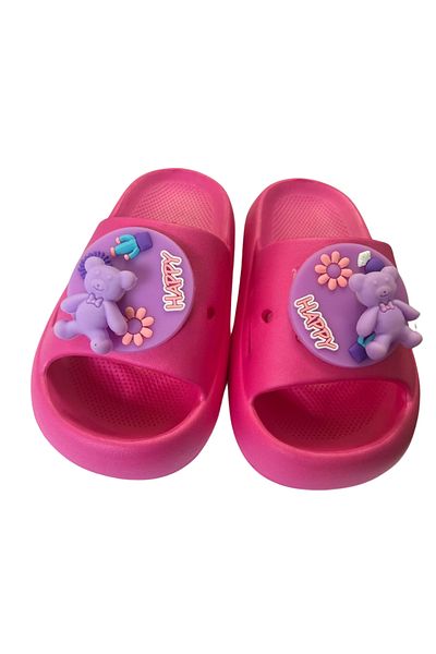 Baby DS Double Banded Pink Slippers