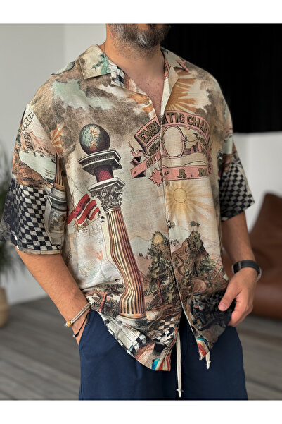 BYBASICMAN Std Ancient Short Sleeve Shirt C-1674