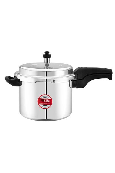 DELCASA 3 Litre Aluminium Pressure Cooker, Sleek and Simple, DC2102