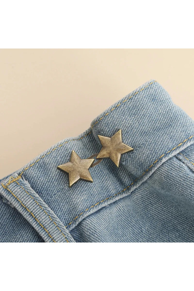 Choice6 G 1 Pair Jeans Button Adjustable Clips for Pant Skirts Waist Tightene...