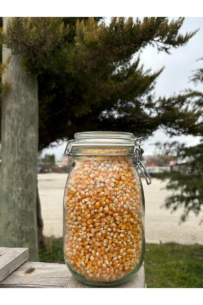 BATIAKDENİZ Patlayan Mısır Natural 1 Kg, Doğal Yerli Cin Mısır, Popcorn, Patl...