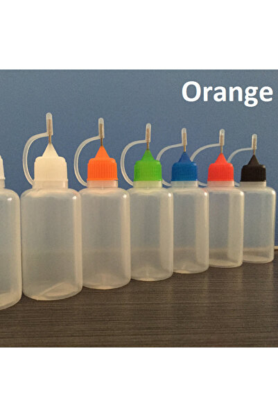 Choice5 2003822-ORANGE Chzimade 5Pcs 30ml Refillable Plastic Ceramic Pottery ...