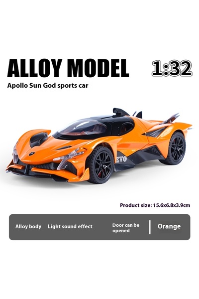 choice2 Maisto orange with box 1:32 Scale Apollo EVO Alloy Toy Model - Futuri...