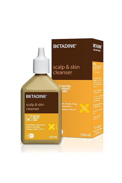 BETADINE منظف فروة الرأس والبشرة 125 مل