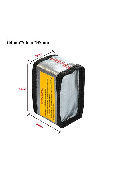 Choice 64x50x95MM High Quality Fireproof & Waterproof Explosion-proof RC LiPo Battery Safety Bag Safe Guard