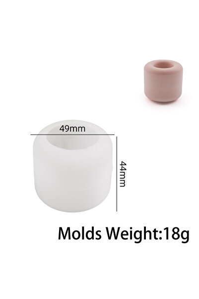 Choice3 03 Classic Striped Candle Holder Silicone Mold DIY Handmade Tealight ...