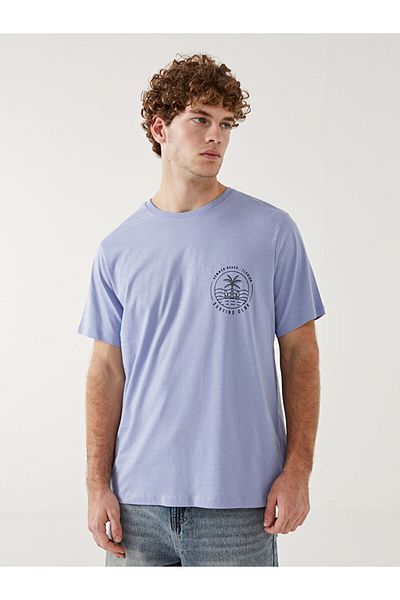 LC Waikiki Ανδρικό μπλουζάκι με στάμπα Florida Crew Neck New Season - S5HP61Z8