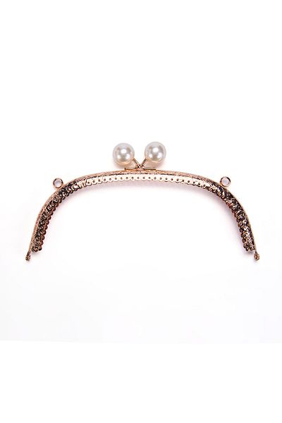 Sultan White Beaded Burt 20.5 cm Rose