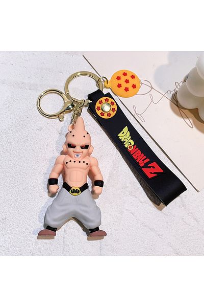 Choice1 4 Anime Dragon Ball Key Chain Z Super Saiyan Son Goku Bulma Broly Piccolo Majin Buu Series Bag Pend.