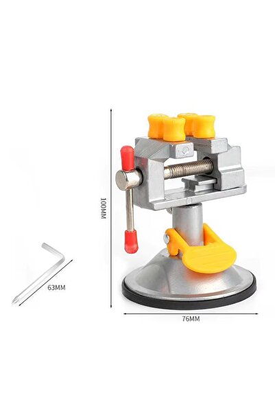 Choice1 ملزمة طاولة صغيرة من الألومنيوم من ستونجو، مقاس A، فضية اللون، قطعة و...