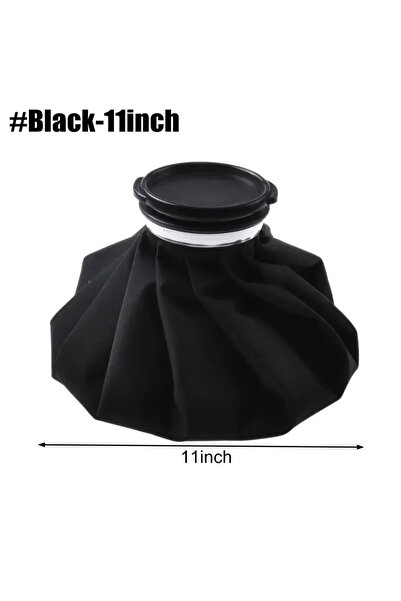 choice2 DUTRIEUX black-11 inch Reusable Ice Pack Cold Hot Water Compress Bag ...