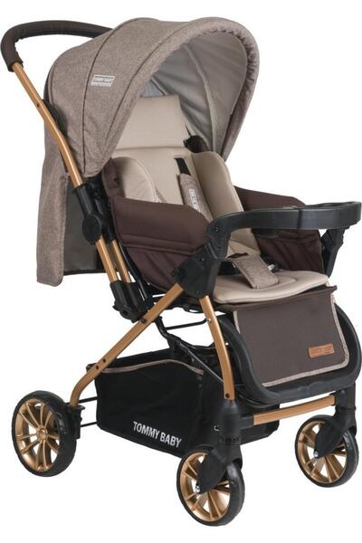 Tommybaby TB-980 Gold Çift Yönlü Bebek Arabası Puset