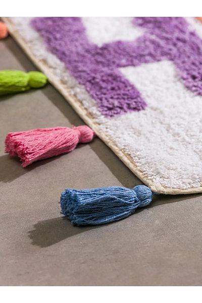LC Waikiki LCW HOME Μικτό Φουντωτό Χαλάκι Μπάνιου 50x70 εκ