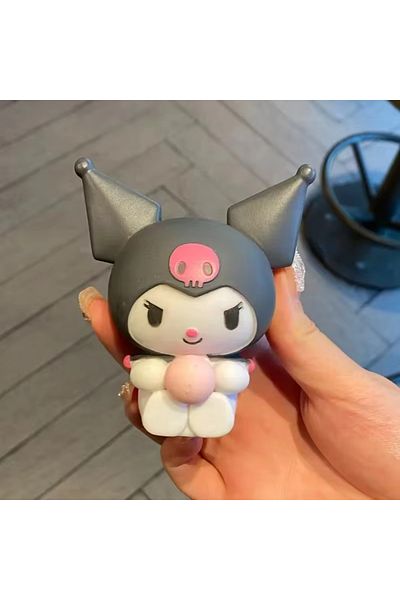 Miniso 35 جرام 1 Kawaii Sanrio Melody Decompression Kuromi Cinnamoroll Stress Relief Squishy Blow Bubbles Pinch