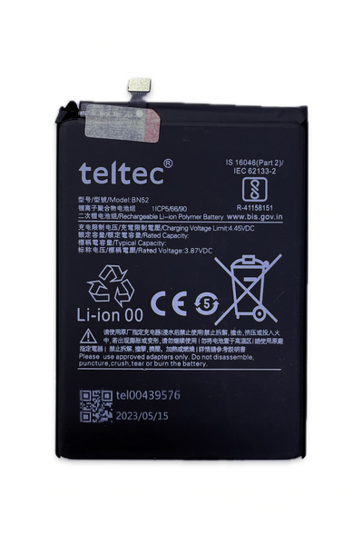 teltec Xiaomi Redmi note 9s Batarya