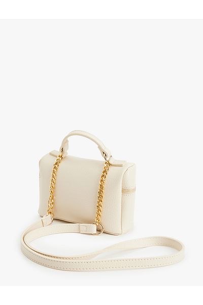 Koton Zippered Crossbody Bag with Faux Leather Strap