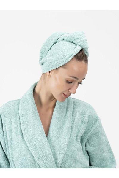 Ender Home Καπέλο στεγνώματος μαλλιών CottonVerse με κουμπί 100% βαμβάκι