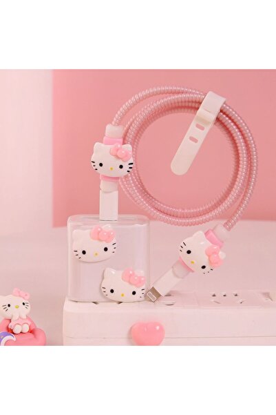 Choice3 باستثناء الشاحن، غطاء حماية لكابل بيانات سانريو هيلو كيتي A7 بقوة 20 ...