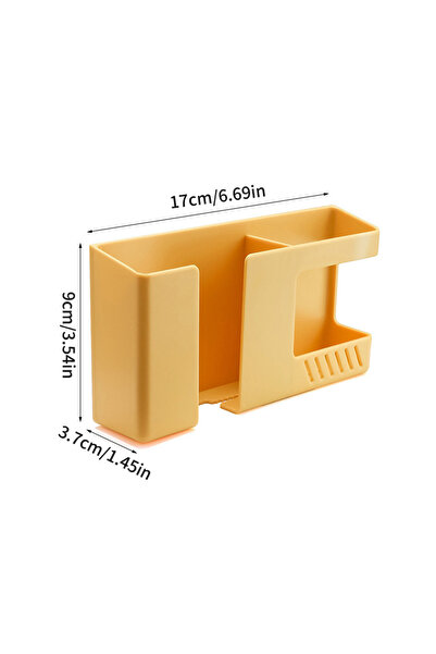 Choice3 صندوق تخزين جهاز التحكم عن بعد غير القابل للثقب على الحائط من قطعة وا...