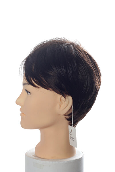 AYTUĞ PERUK Sentetik Erkek Peruk - SS1002-2 - Koyu Kahverengi