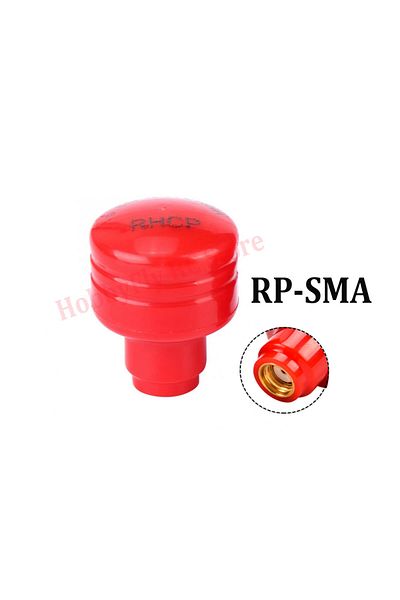 Choice 1PCS RP-SMA Red Super Mini Stubby Antenna Transmitter 5.8G Antenna 5dBi RHCP RP-SMA / SMA for FPV RC