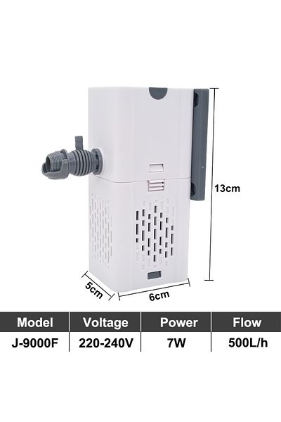 Choice J-9000 Aquarium Filter Pump Fish Tank Submersible Silent Air Oxygen Aerator Internal Water Pump Aqua