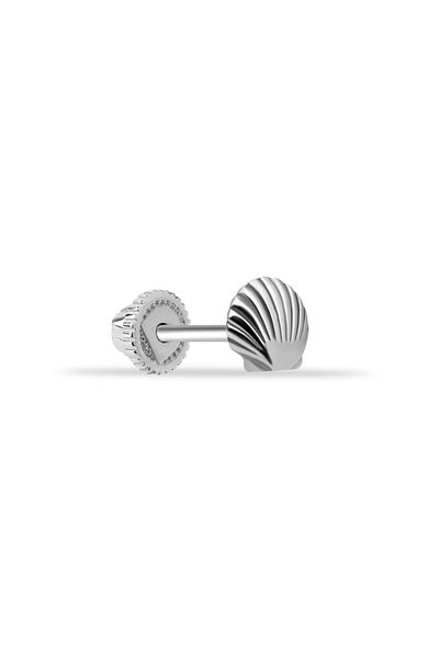 Dianora Piercing Seashell (mussel) White Gold Helix Piercing