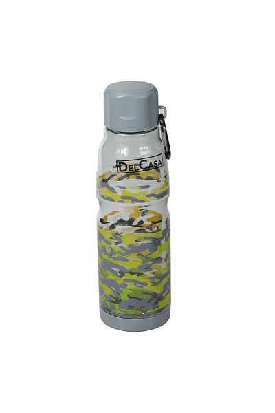 DELCASA 700ML Water Bottle - Portable Cap - Lead Free Water Bottle, Travel Flask