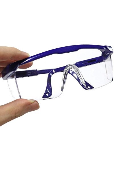 choice2 Blue 2Pcs Anti-Splash Work Safety Glasses Eye Protecting Lab Goggles ...