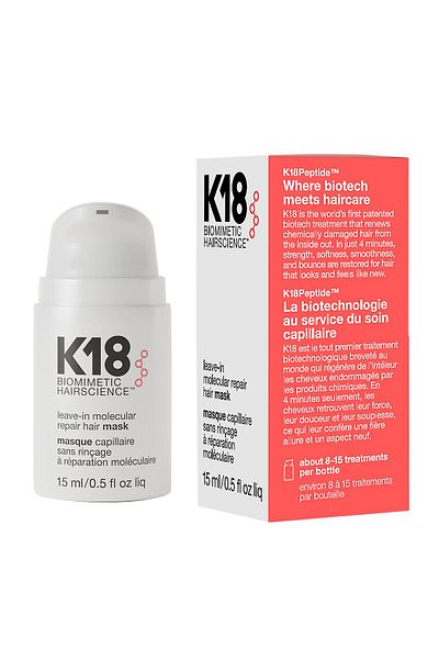 K18 Biomimetic قناع الشعر K18 لإصلاح الشعر الجزيئي 15 مل