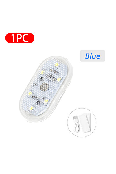 choice2 إضاءة زرقاء، قطعة واحدة من مصابيح BLALION LED تعمل باللمس للسيارة، إض...