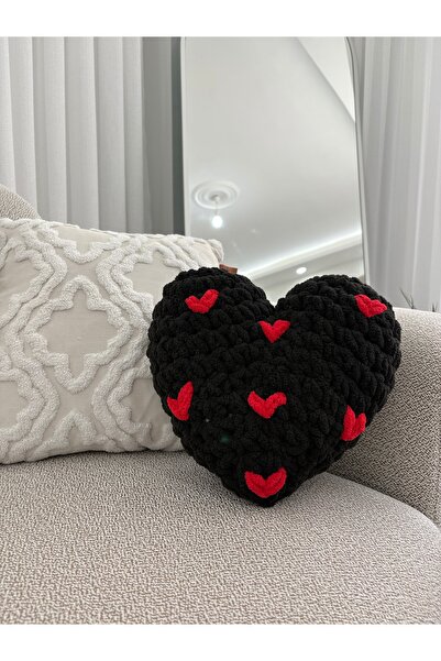 Home Özel Günlere Özel Kalp Desenli Yastık-Kalp Şeklinde Romantik Dekoratif Y...