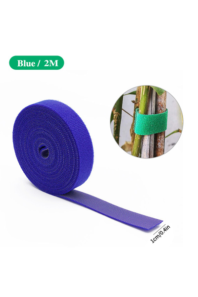 Choice3 3 قطع زرقاء، 3 لفات، خيوط خضراء، أربطة نباتات للحديقة، ضمادات نباتات ...