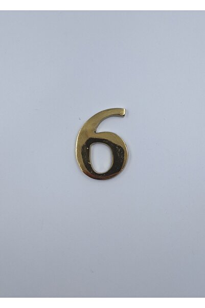 Kalender Döküm Brass Number 6cm Nail No:6
