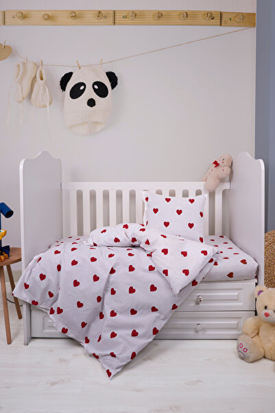 Comfort Home Baby Duvet Cover Set, Cotton, 100×150 Ranforce, Printed | Soft Baby Bedding