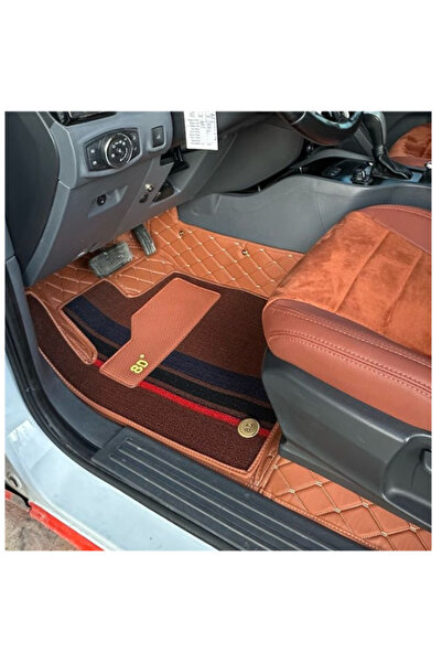 8D Ford Ranger 2017-2022 Arası Araca Özel 8D Çift Katmanlı Havuzlu Paspas Takımı