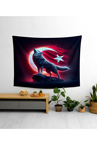 OZG DESİGN ULU KURT DUVAR ÖRTÜSÜ VE DUVAR HALISI