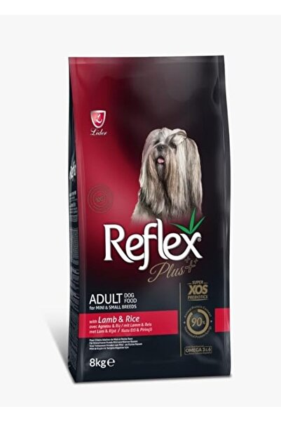 Reflex Plus Kuzu Etli ve Pririnçli Yetişkin Küçük Irk Köpek Maması - 8 KG