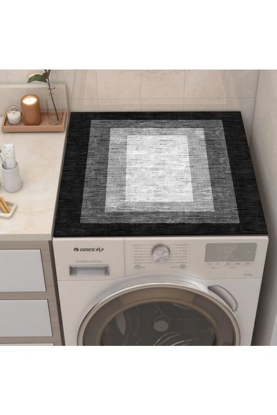 Else Dekor Drying Refrigerator - Washing Machine Cover, Liquid Proof, Non-Slip, Washable