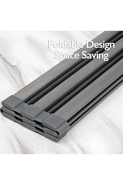 fulina Stainless Sink Rack,Foldable,Rollable,9 stainless steel pieces,For sink cover, camping sink mat