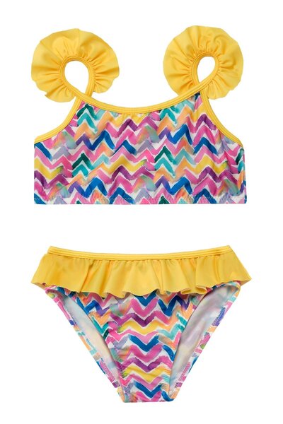 NEOPY Steın Ruffle Detailed Girl's Bikini