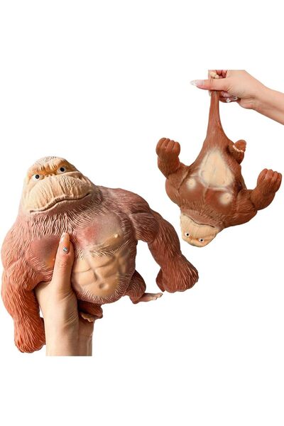 AWH لعبة قرد وغوريلا قابلة للتمدد، لعبة تخفيف التوتر للأطفال والكبار، هدية مضحكة على تيك توك