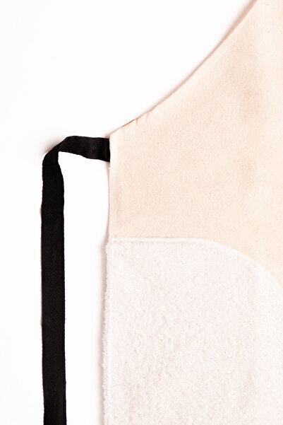 EMAYlab Mood Patterned Kitchen Apron and Holder Set (with Self-Towel-Adjustable Strap)