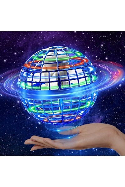 AWH كرة طائرة، طائرة بدون طيار صغيرة مع أضواء RGB، كرة طائرة بوميرانج للأطفال...