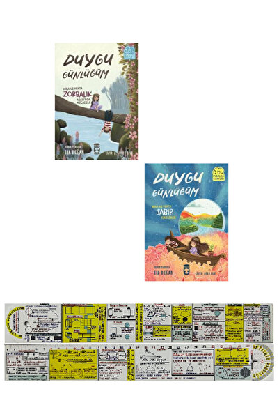 Timaş Çocuk Duygu Günlüğüm Zorbalık + Sabır 2 Kitap Set Oya Doğan + Mat. Öğre...