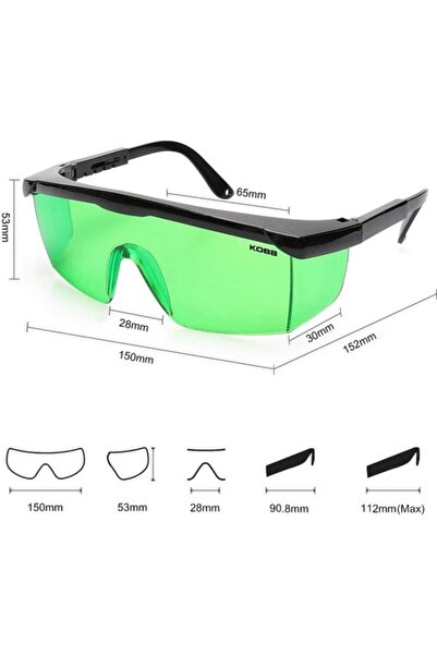 KOBB Kbl1G Green Line Laser Monitoring and Hair Removal Goggles