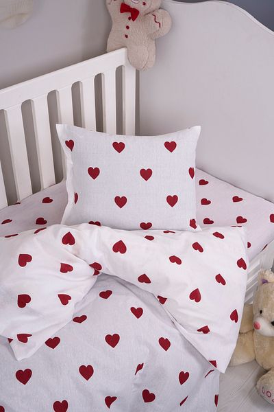 Comfort Home Baby Duvet Cover Set, Cotton, 100×150 Ranforce, Printed |   Soft Baby Bedding